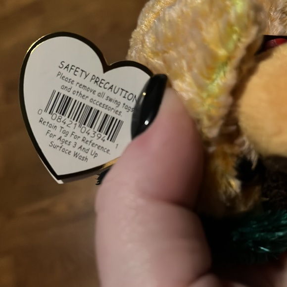 Vintage TY Original "Jinglepup" Beanie Baby born December 3, 2000 - Picture 9 of 11